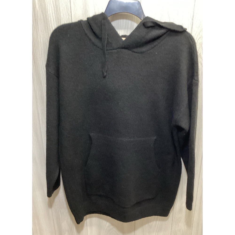 LOOK‎ Women's (One Size) Long Sleeve Hooded Sweater Pocket Wool Acrylic